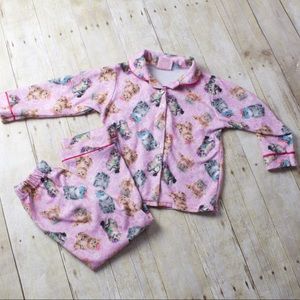 3/$20 Girls pajama set size 4T